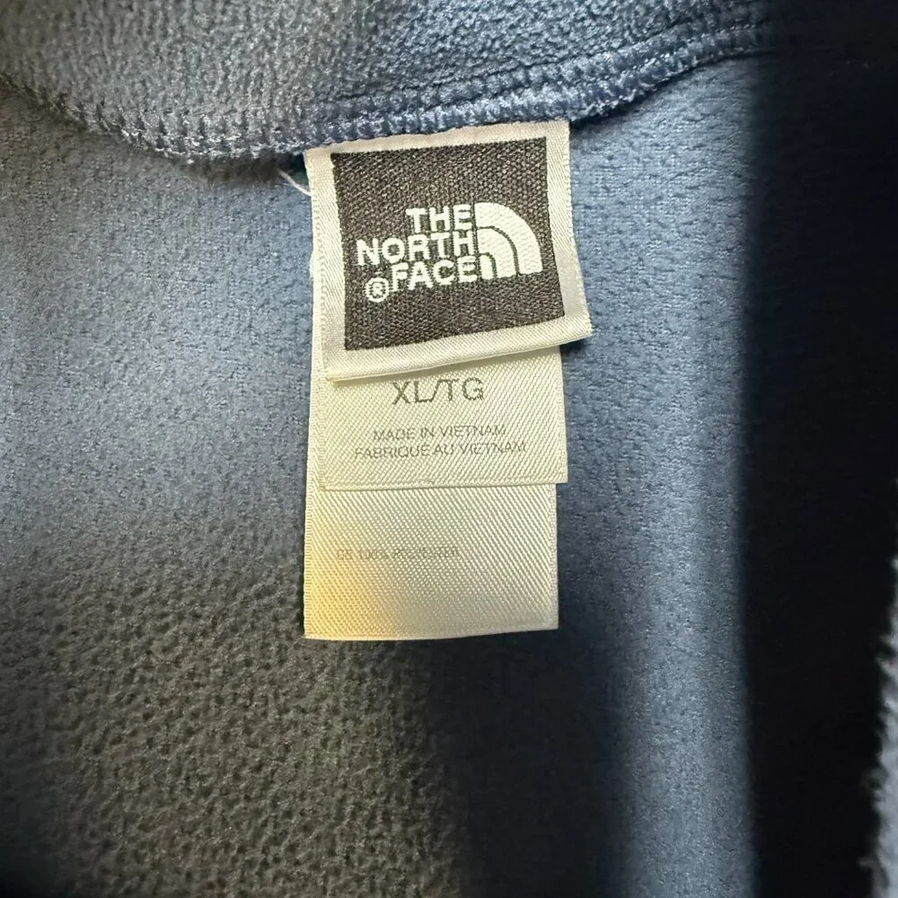 The North Face Men’s XL‎ TKA 100 Fleece 1/4 Zip Pullover Navy EUC